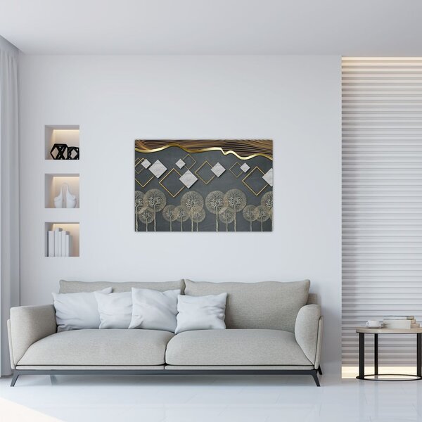 Az absztrakció képe (90x60 cm)