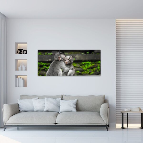 Kép - majmok (120x50 cm)