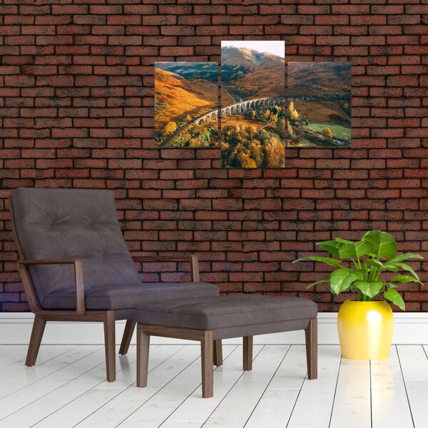 Híd képe a skót völgyben (90x60 cm)