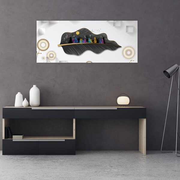 Az absztrakció képe (120x50 cm)