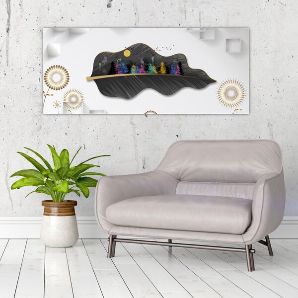 Az absztrakció képe (120x50 cm)
