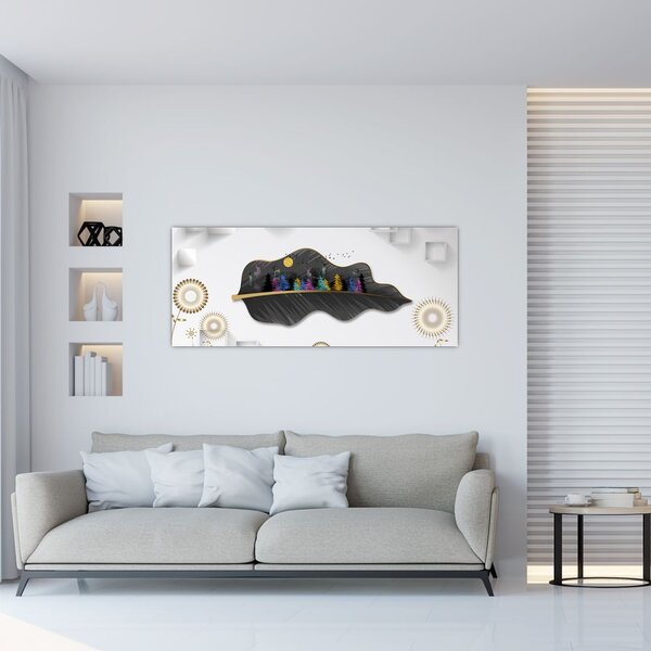 Az absztrakció képe (120x50 cm)