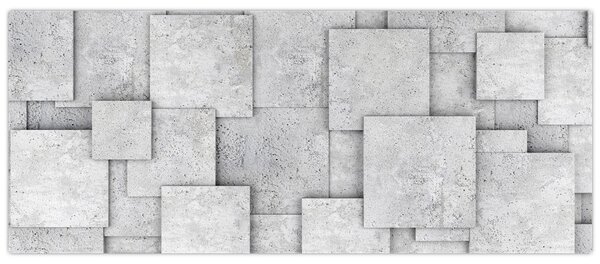 Kép - Betoncsempék absztrakciója (120x50 cm)