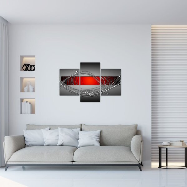 Absztrakt kép (90x60 cm)