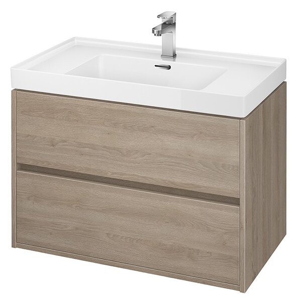 Cersanit Crea - függő szekrény mosogató alatt 80cm, tölgy, S924-009