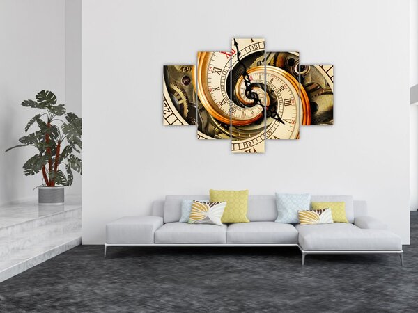 Egy óra képe (150x105 cm)
