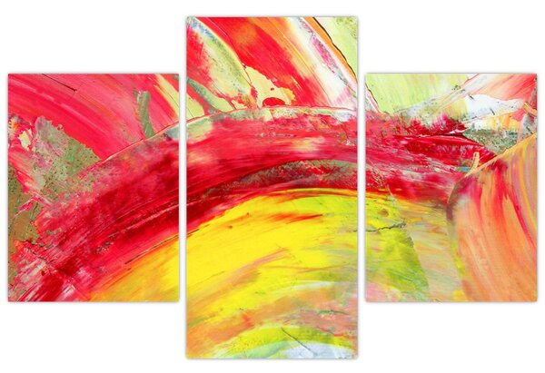 Absztrakció kép - festmény (90x60 cm)