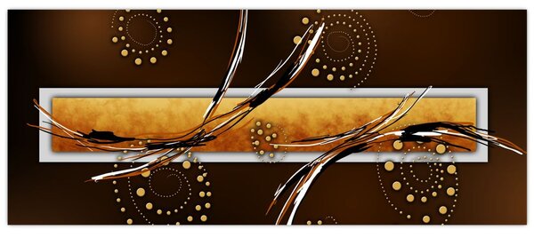 Az absztrakció képe - Pillangók (120x50 cm)