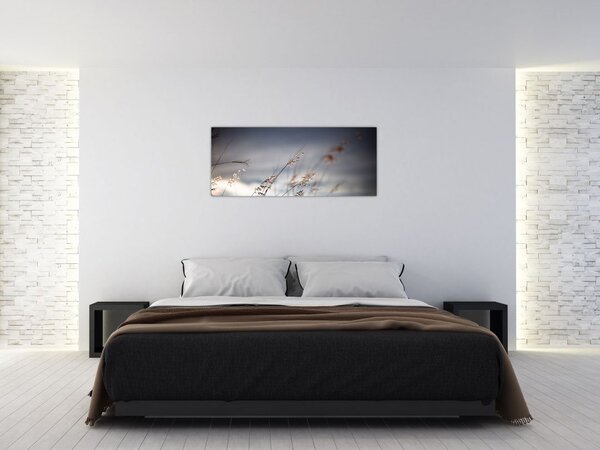 Kép - Rét virágai a tónál (120x50 cm)