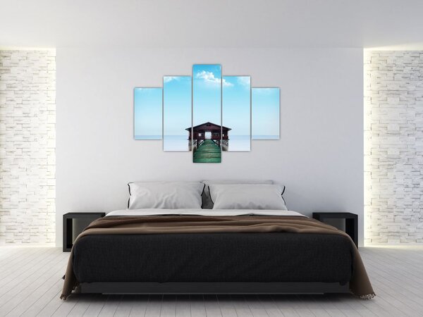 Kép a házról a tengeren (150x105 cm)