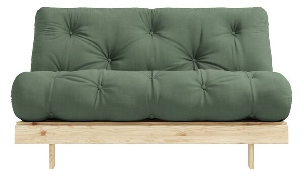 Roots zöld kinyitható kanapé 140 cm - Karup Design