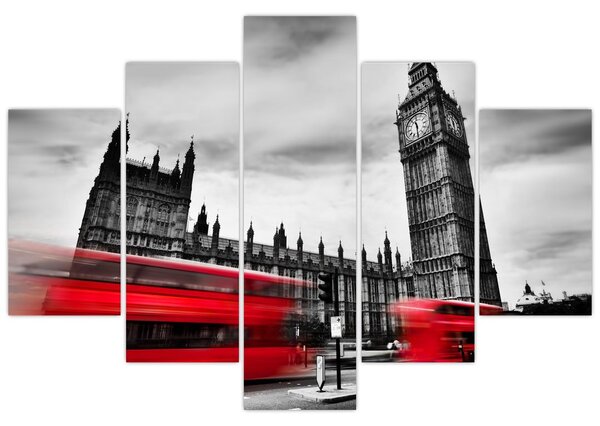 Kép - a Parlament londoni házai (150x105 cm)