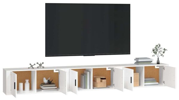 VidaXL Falra Szerelhető TV Szekrény - Fehér - 100cm