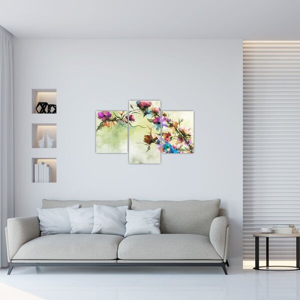 Kép - Virág festménye (90x60 cm)