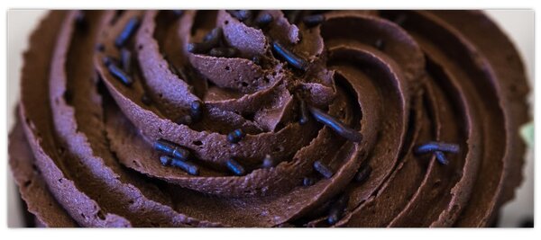 Kép - Csokoládé Cupcake (120x50 cm)