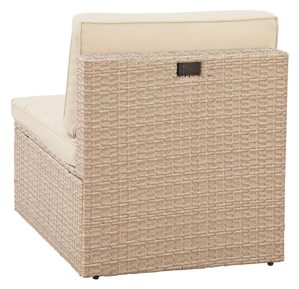 Juskys Salou polyrattan bútor szett - krém