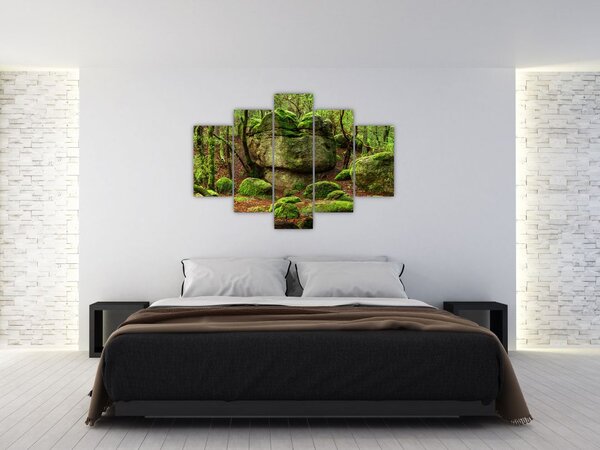 Egy varázslatos erdő képe (150x105 cm)