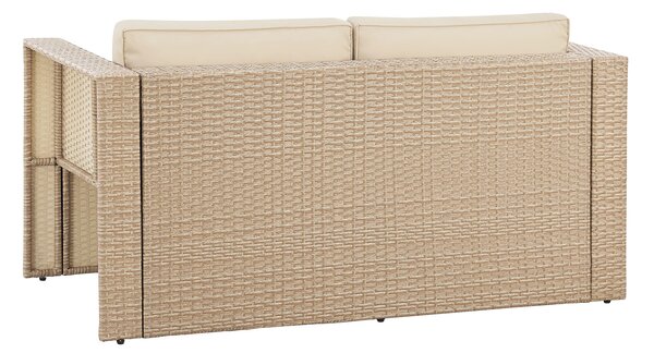 Juskys Salou polyrattan bútor szett - krém