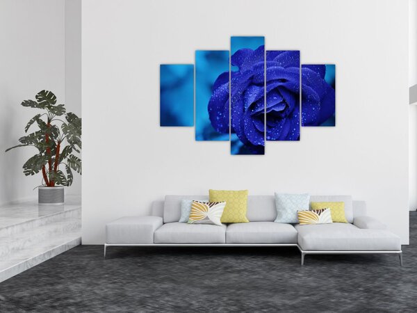 Kék rózsa képe (150x105 cm)