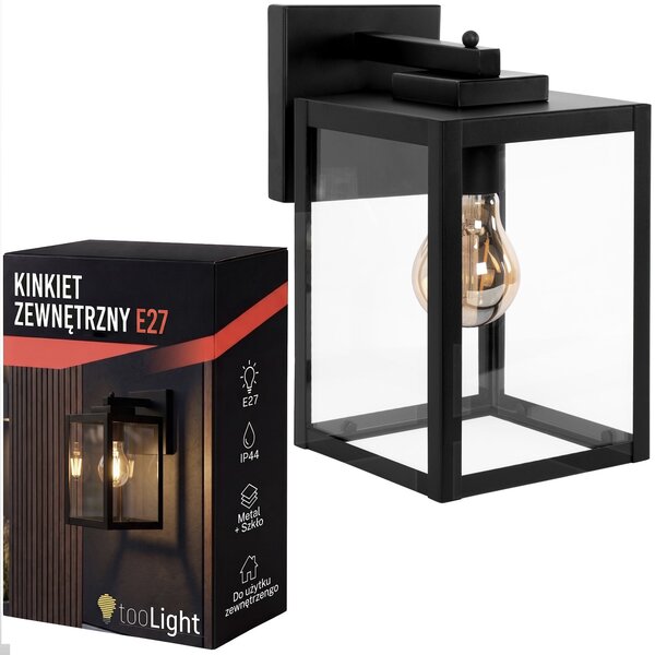 Homlokzati fali lámpa JNH038-1G Black