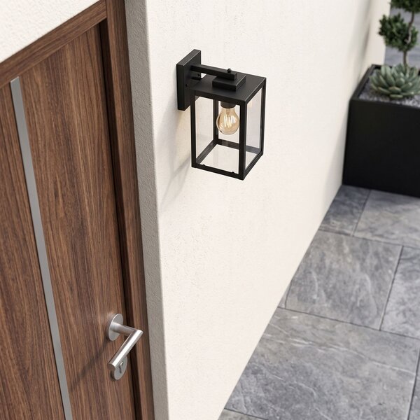 Homlokzati fali lámpa JNH038-1G Black