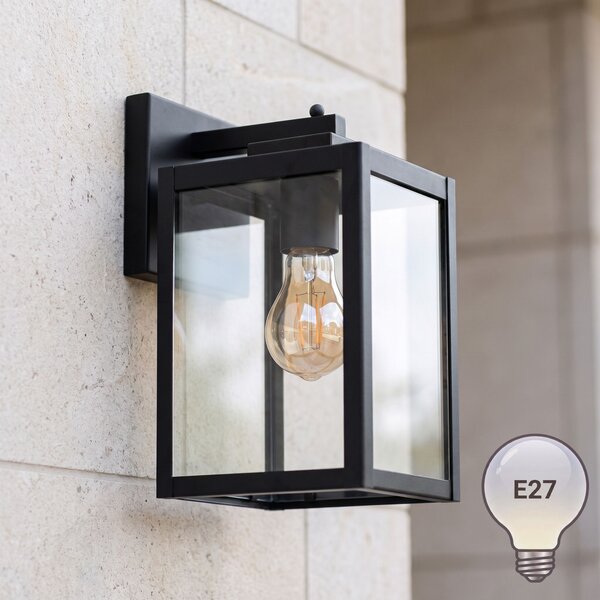 Homlokzati fali lámpa JNH038-1G Black