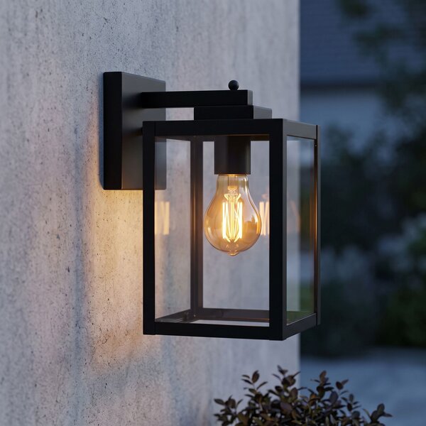 Homlokzati fali lámpa JNH038-1G Black