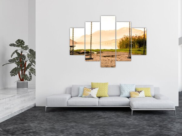 Kép egy hintákról a természetben (150x105 cm)