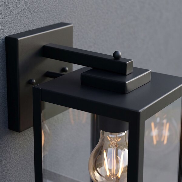 Homlokzati fali lámpa JNH038-1G Black