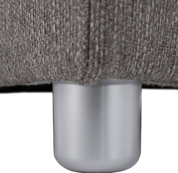 KONDELA Elektromos állítható ágy, boxspring, szürke, 160x200, MURKO NEW