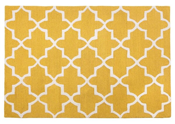 Sárga pamut szőnyeg 160x230 cm - SILVAN