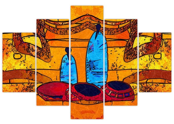 Kép - Ősi festészet (150x105 cm)