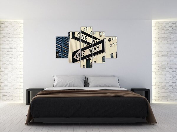 Kép - New York ONE WAY (150x105 cm)