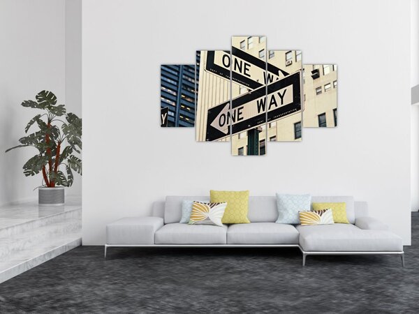Kép - New York ONE WAY (150x105 cm)