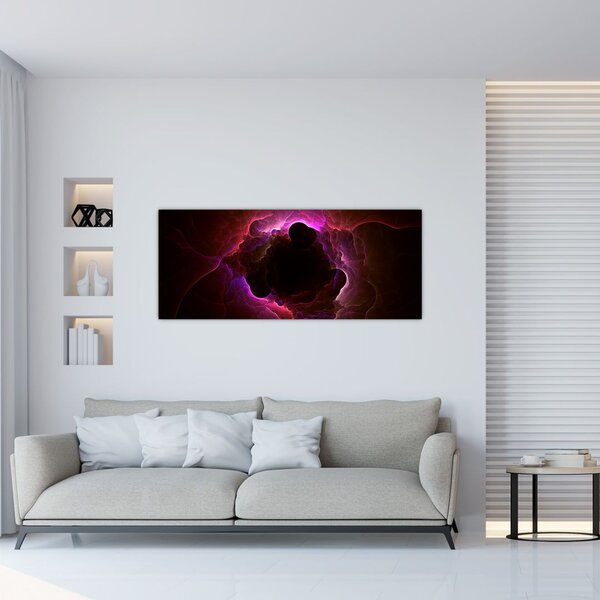 Kép - felhős absztrakció (120x50 cm)