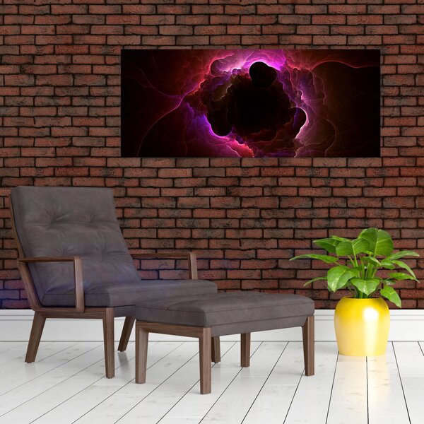 Kép - felhős absztrakció (120x50 cm)