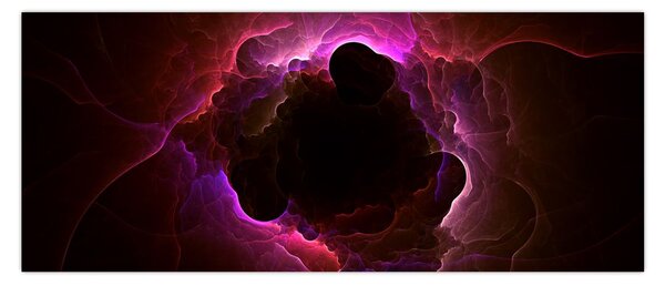 Kép - felhős absztrakció (120x50 cm)