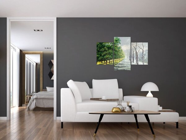 Kép - Tél versus nyár (90x60 cm)