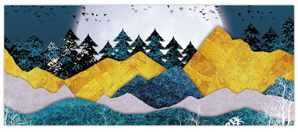 Kép - sarki táj (120x50 cm)