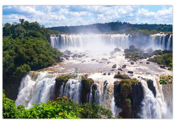 Iguassu vízesés képe (90x60 cm)