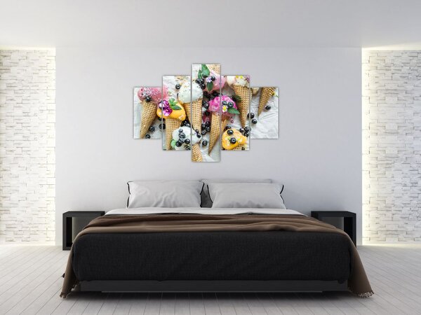 Fagylaltok képe (150x105 cm)