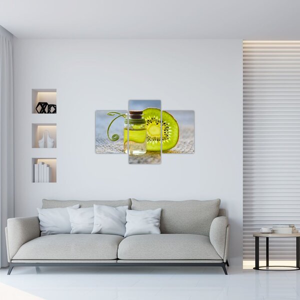 Kép - szeletelt kivi részlete (90x60 cm)