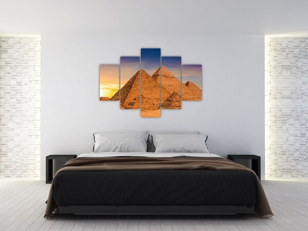 Kép - Egyiptomi piramisok (150x105 cm)