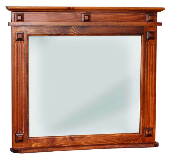 Möbelstar CLA100 Borovi fenyő pácolt tükör 85 x 74 cm