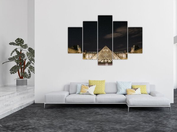 Kép - Louvre éjjel (150x105 cm)