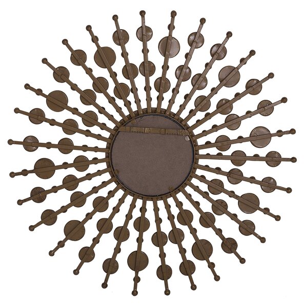 Falitükör BLOIS 70 cm 70 cm Fém Arany