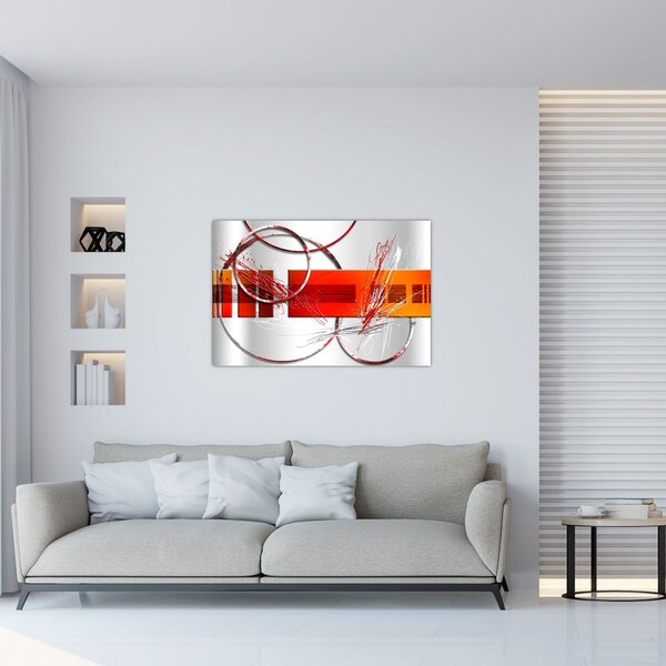 Absztrakt kép (90x60 cm)