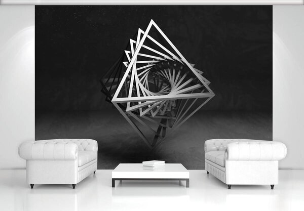 Fotótapéta - 3D geometria (152,5x104 cm)