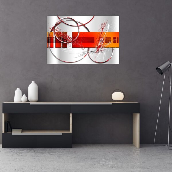 Absztrakt kép (90x60 cm)