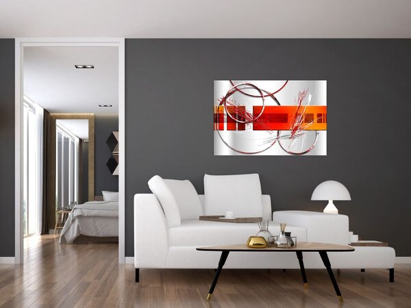 Absztrakt kép (90x60 cm)